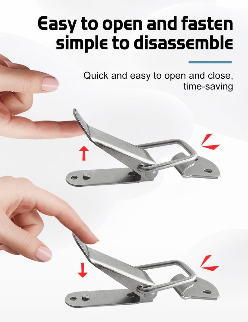 Fizzest Sofa Connectors to Make Sectional Stay，Keep Sectional Couch Together，Modular Clamps，Sectional Couch Hooks Clips Bracket to Hold in Place，Furniture Connectors (1 Box of 8 Pieces) - Image 4